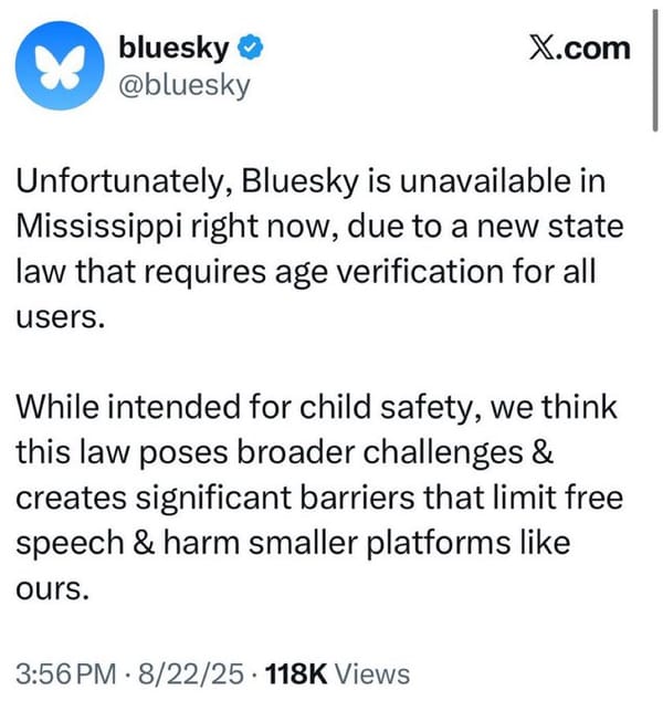 Mississippi's Age Verification Law and the Bluesky Standoff: A Critical Analysis